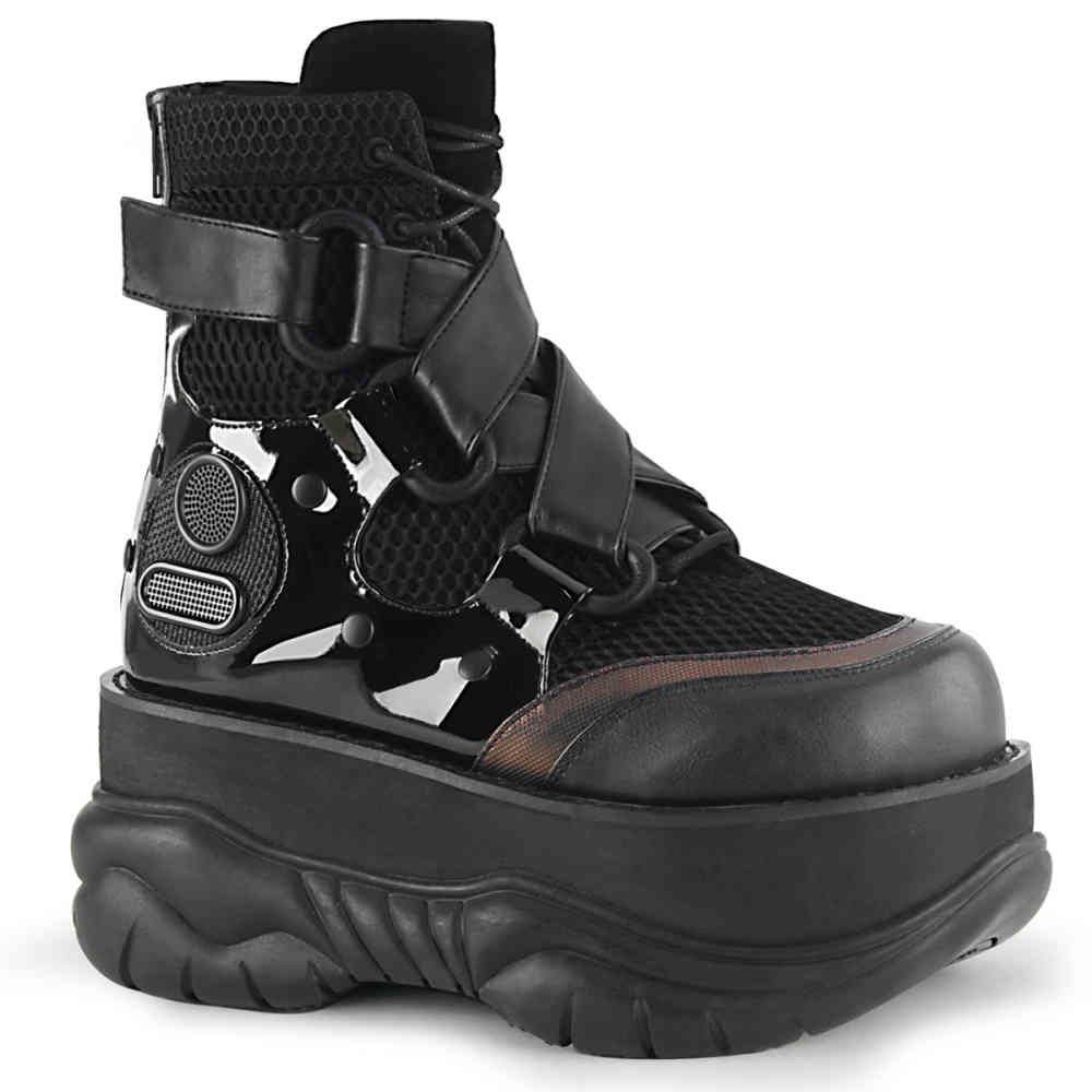 DemoniaCult - NEPTUNE126 Platform sneakers - Black Product image